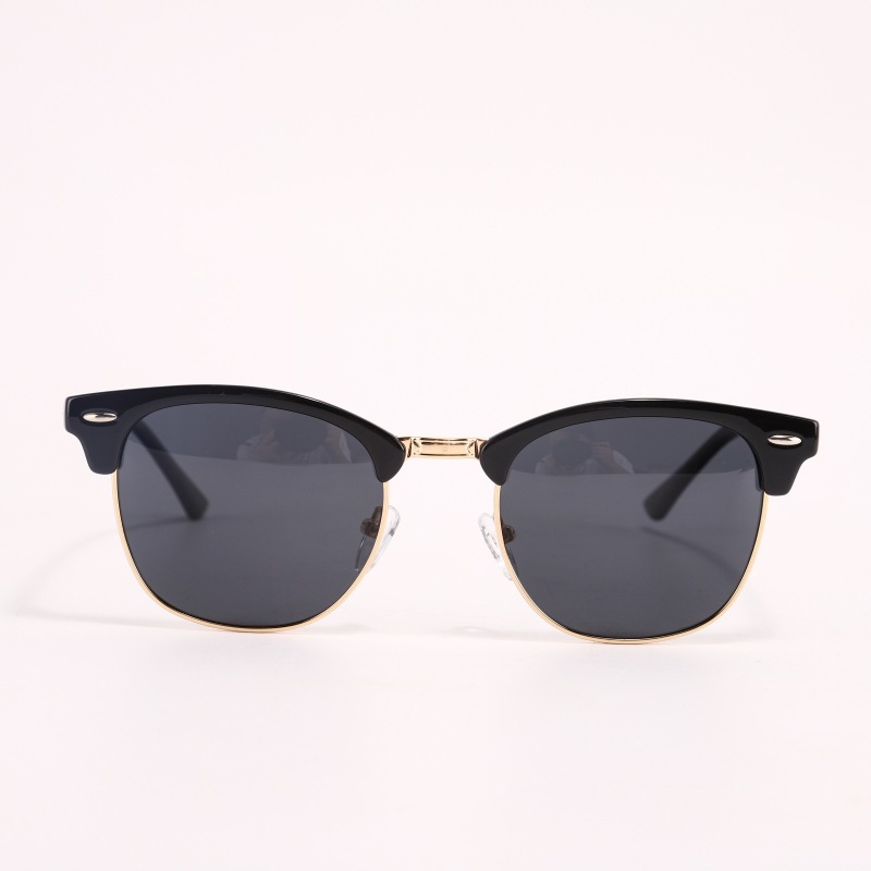 밝은 블랙 골드 프레임 그레이