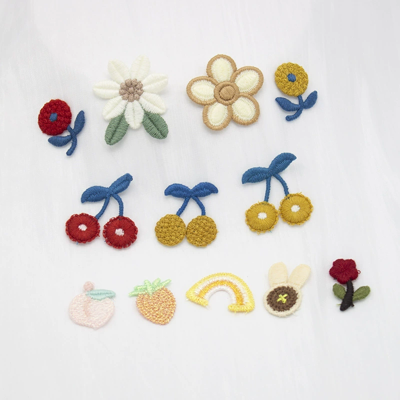 В наличии 12 вышивка маленький цветок ювелирные изделия обувь сумка Аксессуары для волос ручной работы DIY милый цветок Кукла Одежда украшения Аксессуары