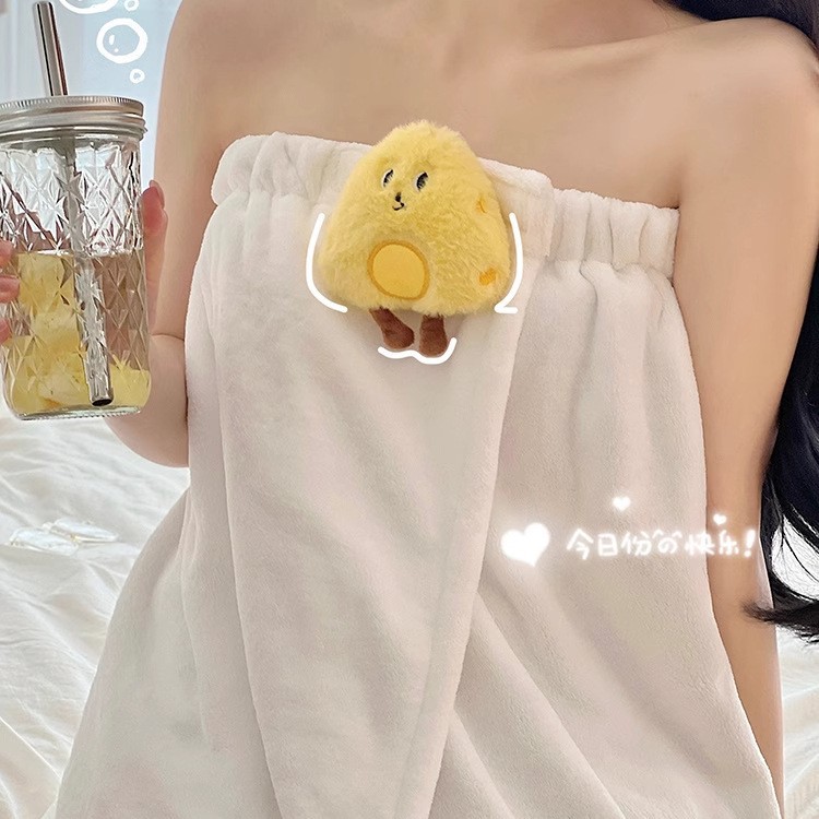 Cheese White: Cute Bath Skirt [7A Antibacterial]