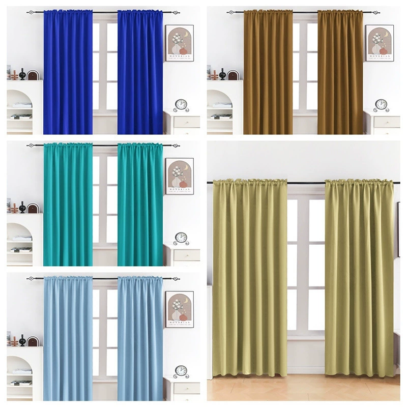 Тесные шторы фабрики трансграничные специально для изоляции спальни кухонные шторы скандинавские сплошные тонировочные стержни высокой точности