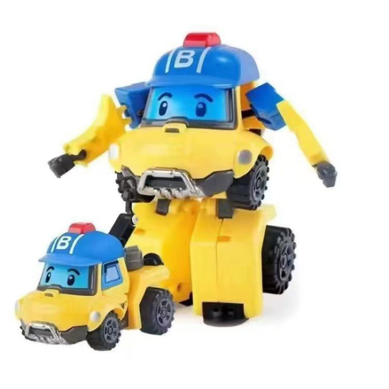 Набор трансформер: игрушечная машина-робот и пожарная машина. Доступны цвета: полицейская, спасательная, амба и др