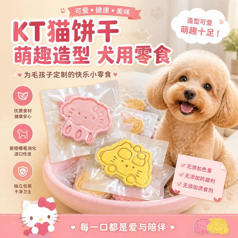 Pet Dog Snacks Kt Cat Biscuits Chicken Goat Cheese Universal Reward Snacks for Cats, Dogs, and Mice Handmade Wholesale