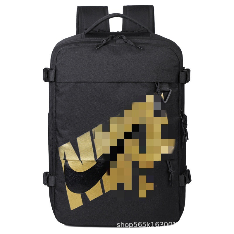 706 New Model Nike-Style Dual-Compartment Backpack with Separate Wet and Dry Sections, Street Fashion Student Backpack