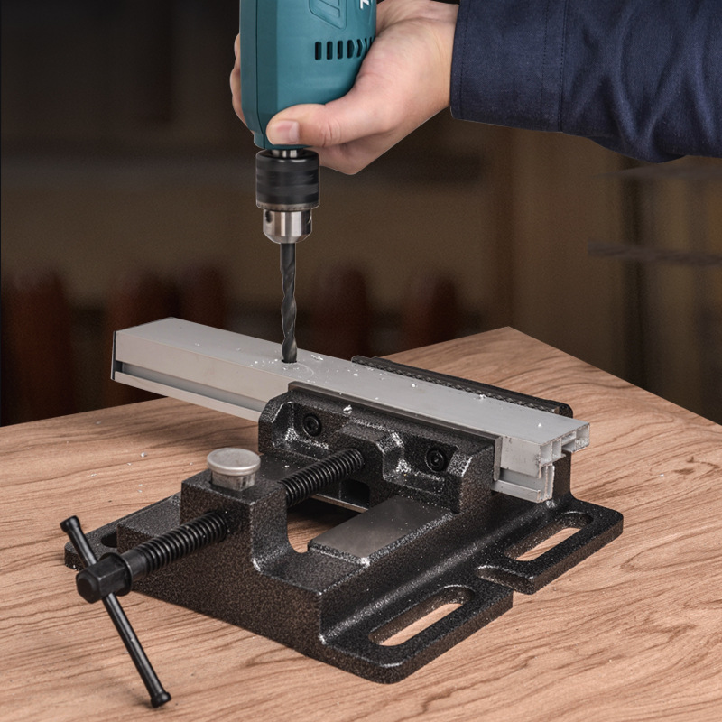 批发快速平口钳铸钢台钳高精度台虎钳可旋转夹具铣床工作台台