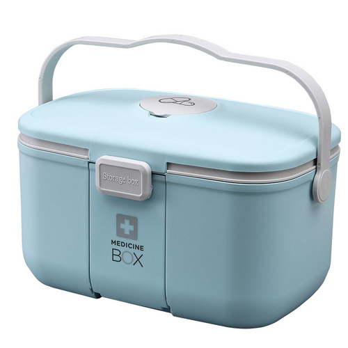 Household portable medicine box multi-layer large capacity portable medicine medical box medicine storage box small medicine box