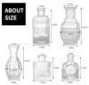 Set flower-shaped, 5 pieces, small vase