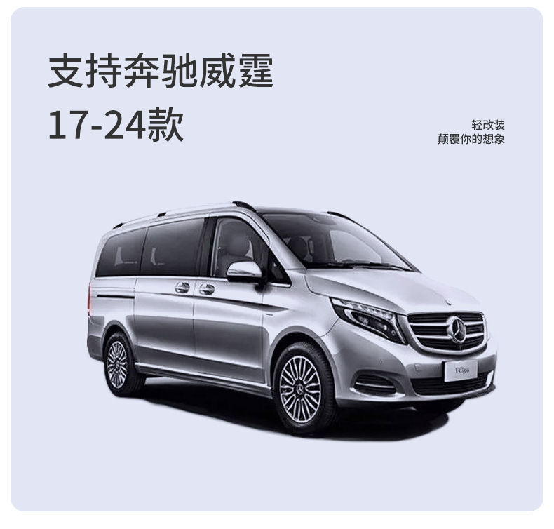 Suitable for Mercedes-Benz New Vito Armrest Box V260 Viano Armrest Box Car Interior 24 Models Vito Cross-Border Exclusive Supply