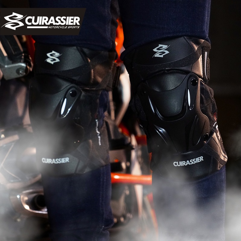 Cross-border motorcycle safety gear, protective knee pads, off-road riding sports equipment, leg guards, rider protective gear