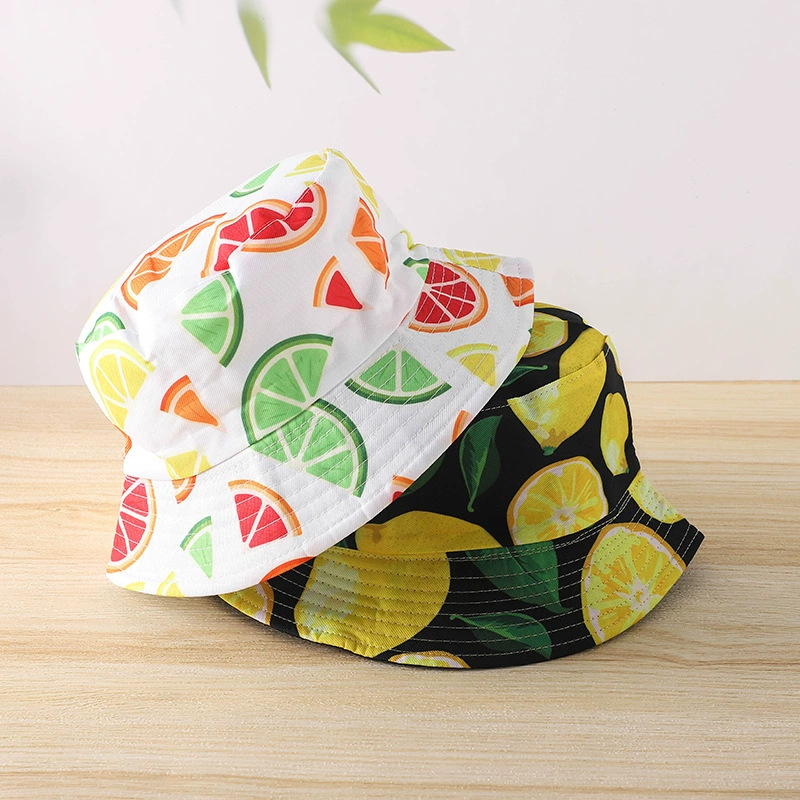 定制logo文字涤纶渔夫帽春夏季加厚平顶盆帽防晒帽印花帽刺绣印刷