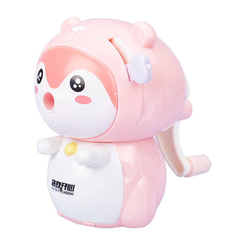 Feliz 7612 lindo pequeño zorro sacapuntas estudiante papelería regalo creativo sacapuntas Sacapuntas de dibujos animados al por mayor sacapuntas