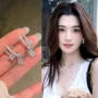 绝美气质爆闪方糖耳钉