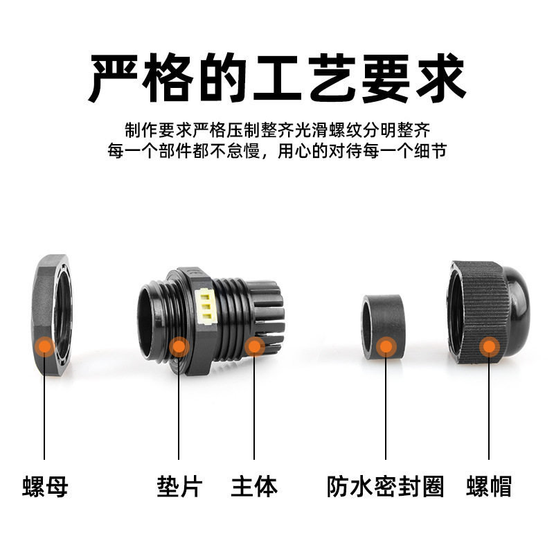 ナイロンプラスチックケーブル防水通気ジョイントm 12 m 16 m 20通気弁呼吸器グランドヘッド固定ヘッド|undefined