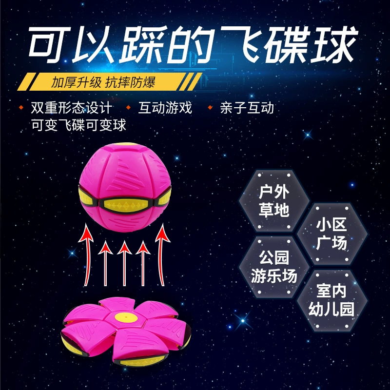 Прыгающий шарик Flyball Мяч Прыгающий мяч ногой деформируемый и наступающий на мяч Детская игрушка с шариком светящийся стенд фабрики оптом