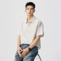 夏季款肌理短袖男款衬衣