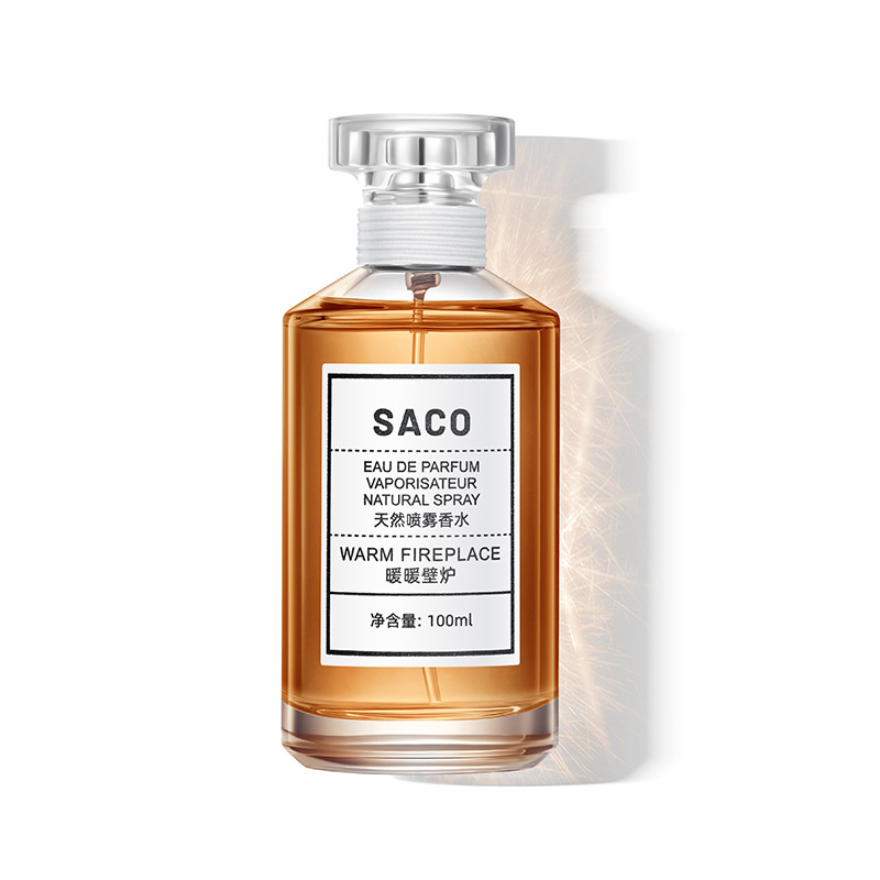 SACO cálida chimenea cálida perfumes de flores y frutas para hombres y mujeres frescos, perfumes naturales duraderos, perfumes ligeros en vivo.