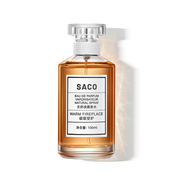 SACO Warm Fireplace Men's and Women's Perfume Flower and Fruit Fragrance Fresh and Natural Lasting Fragrance Light Fragrance Live Style
