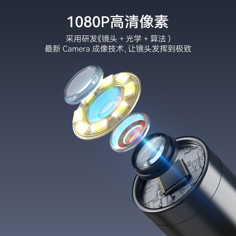 外贸爆款新品带显示屏4.3寸双摄像头内窥镜工业汽修管道摄像头