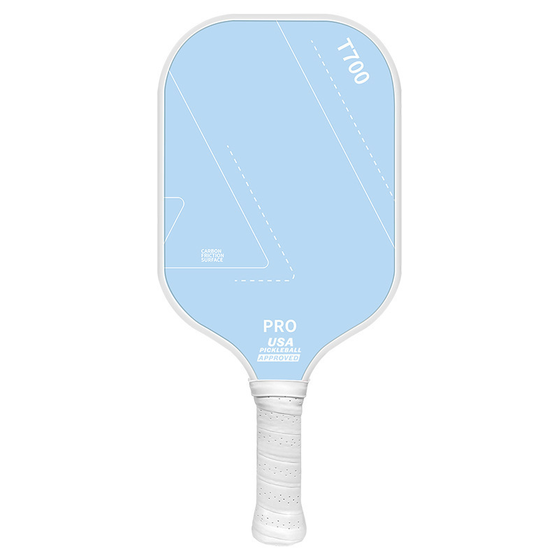 Pickleball Matte Pickleball Racket with Fabric Texture T700 Heat-Pressed Carbon Fiber Offensive Pickleball Paddle