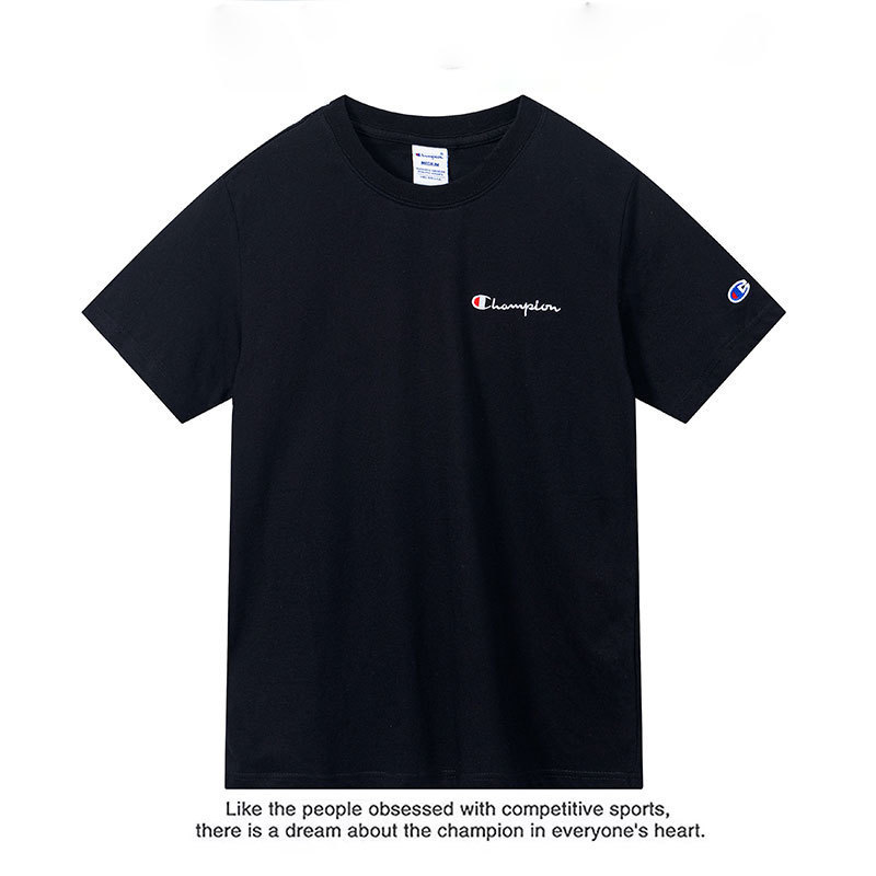 クロスボーダー夏の純綿半袖 Tシャツメンズ 2024 新しいルーズ刺繍ファッショントップ韓国語バージョン多用途|undefined