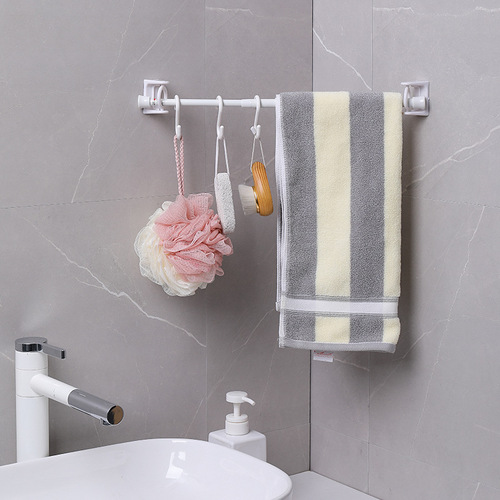 curtain rod hook curtain rod clip fastener no-drill adhesive mounting bracket clip bar door curtain telescopic rod sticky hook