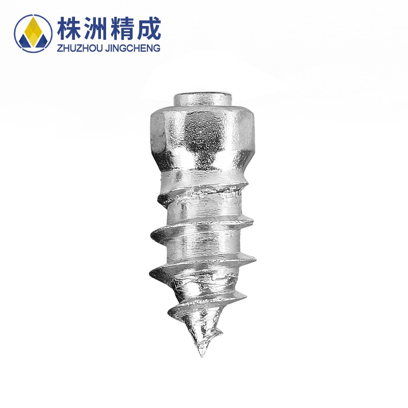硬质合金螺纹防滑钉 钨钢汽车卡丁车冬季雪地轮胎防滑钉PLW6x15