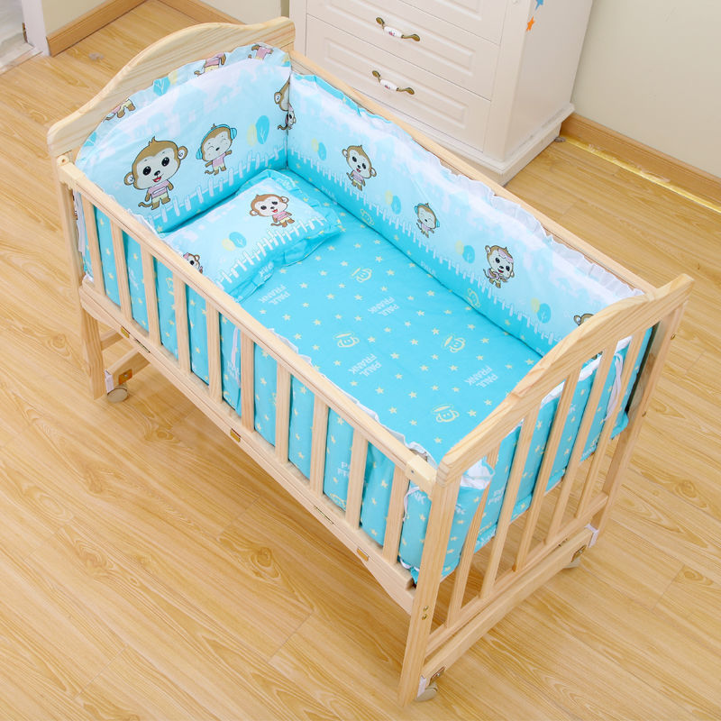 Cuna convertible de madera maciza image 15
