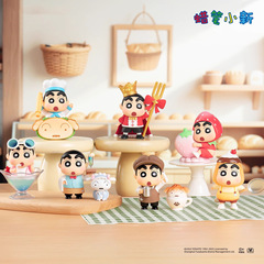 正版新品蜡笔小新美味春日部系列手办盲盒潮玩周边桌面摆批发礼品