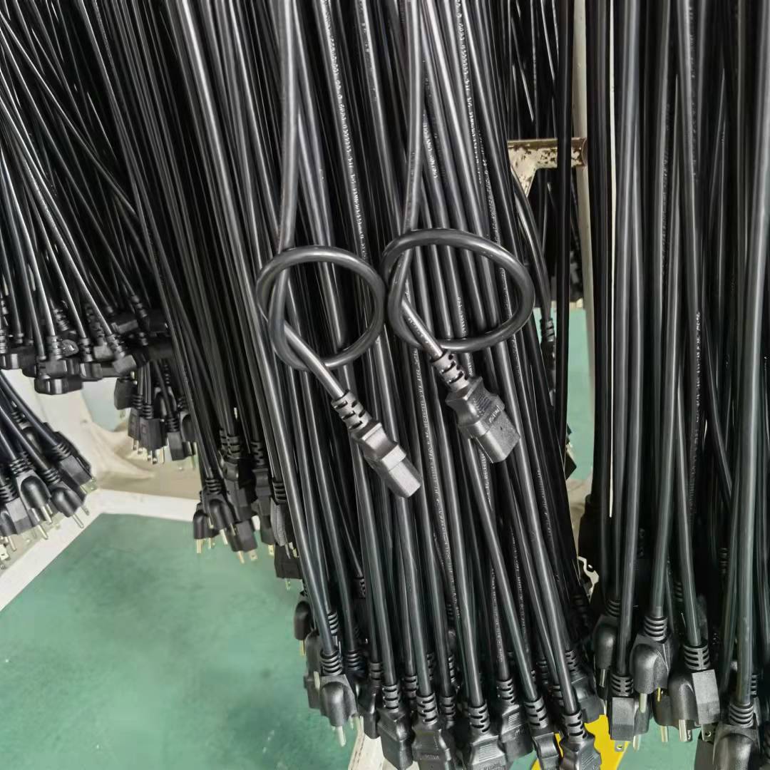 欧规VDE Tuv ce认证电源线 无氧铜芯足方0.75平方品字尾电源线