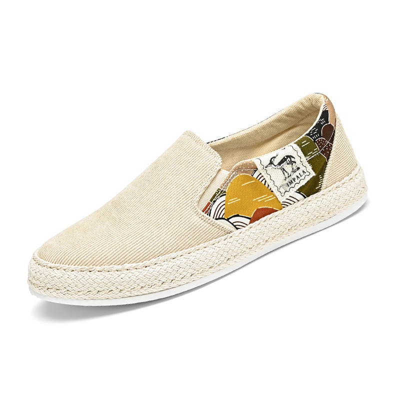 2025 nuevos zapatos de hombre, zapatos perezosos de un pie, zapatillas de deporte de primavera y verano para hombre, zapatos de tela de moda para hombre, estudiantes y adolescentes