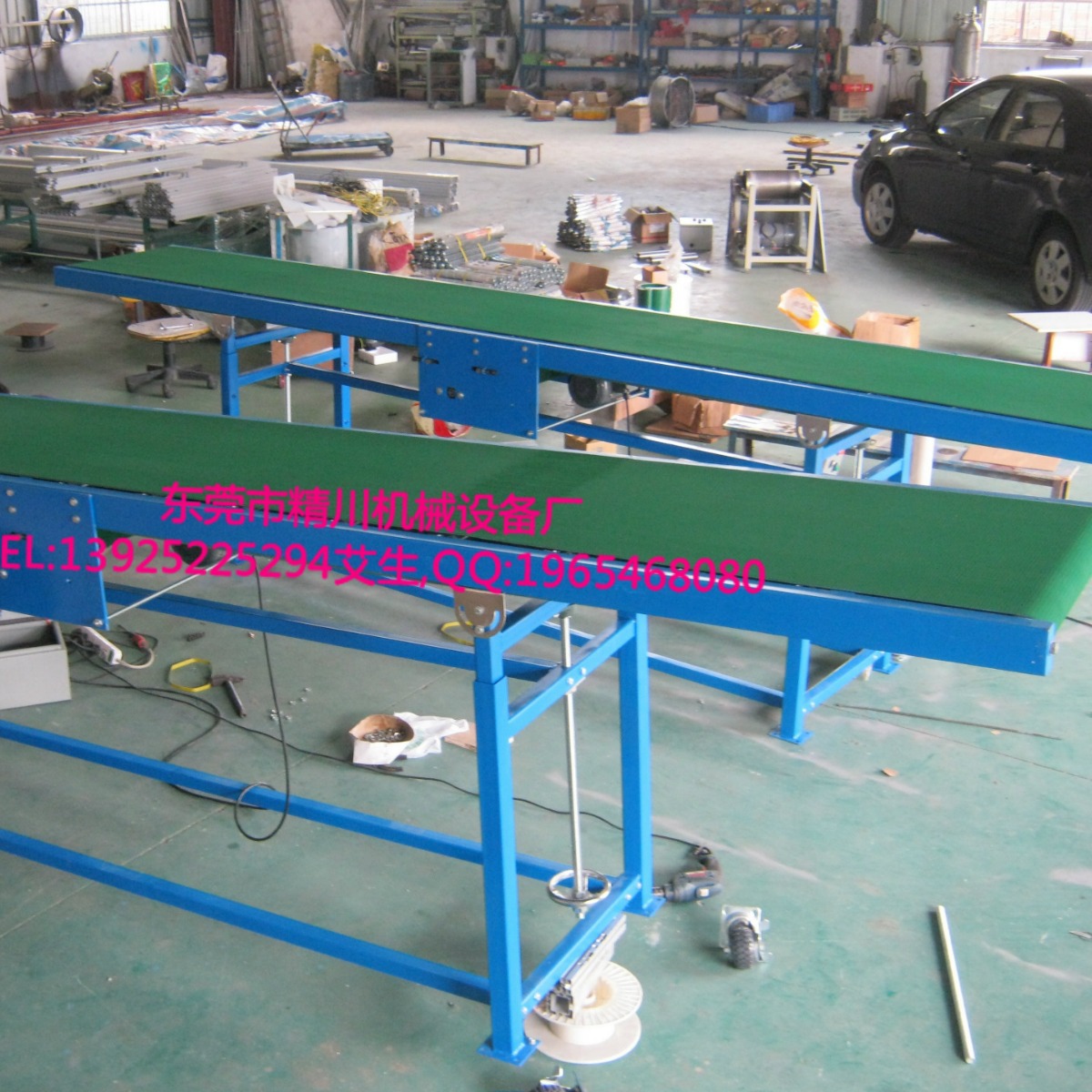 移动式皮带式输送线 	 固定皮带输送机  绿皮带输送机线全自动