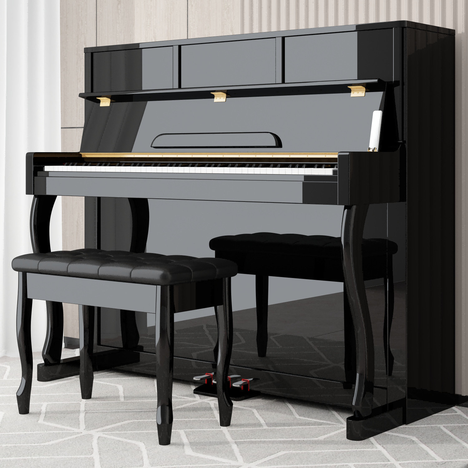 Piano eléctrico de 88 teclas, martillo de acero eléctrico, piano vertical de grado profesional, piano electrónico, piano digital inteligente electrónico