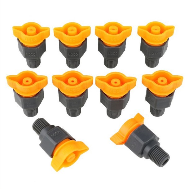 PP塑料快拆喷嘴线路板清洗蚀刻机显影机耐腐蚀快拆扇形雾化喷头