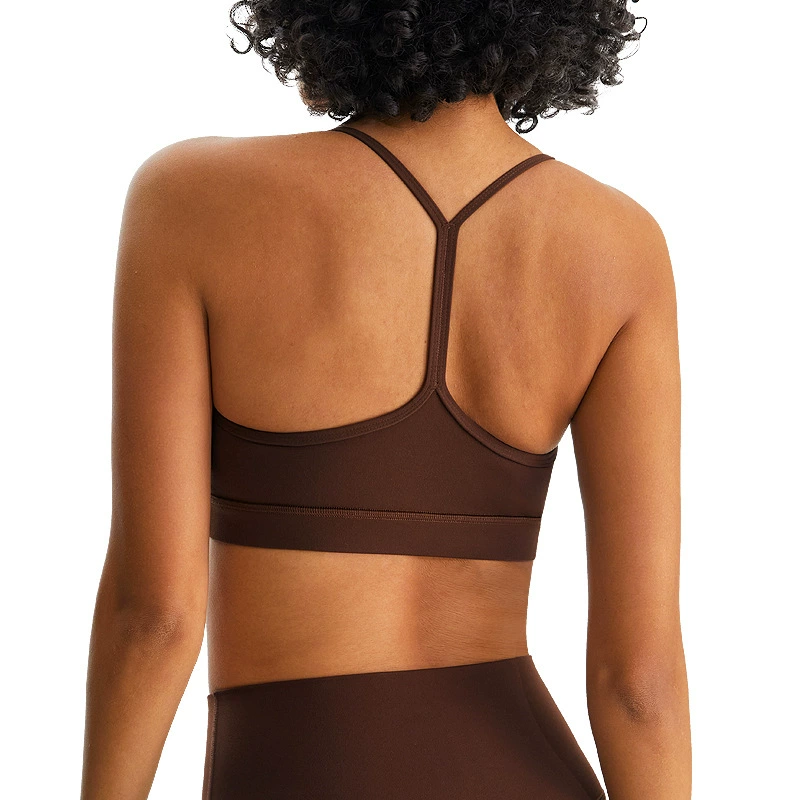 Sports bra, underwear, yoga clothing, top with cups, beautiful back