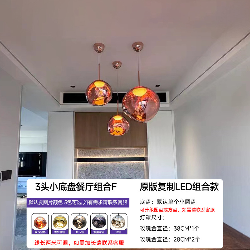 デザイナー溶岩シャンデリア大別荘loft複式選択階段間長シャンデリア客間バーシンプルレストラン|undefined