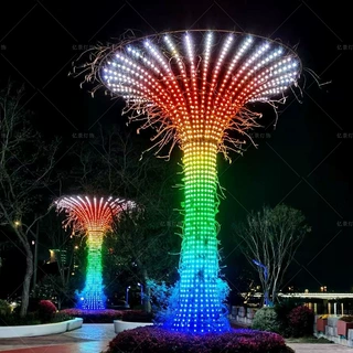 厂家定制 天空树景观灯户外文旅夜游灯光节造型灯高颜值LED装饰灯