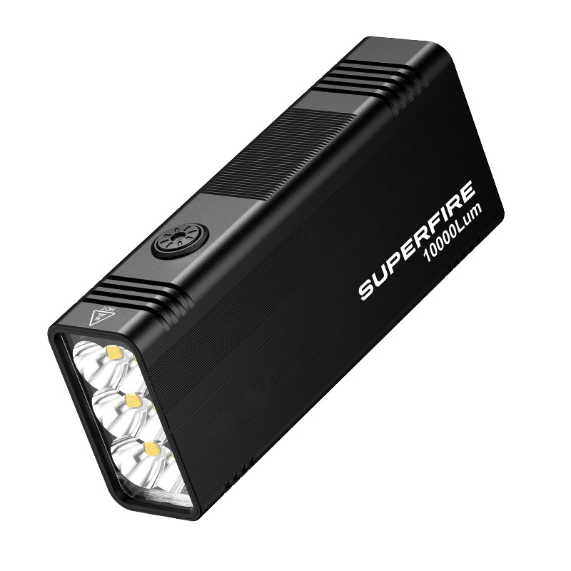 Shenhuo M33 Linterna de alto lumen Carga de emergencia al aire libre Linterna portátil multifuncional de seis núcleos de alta potencia