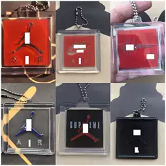Adaptable Joe AJ AF1 1234567890 tag black pendant plastic shoe buckle trapeze accessories tag