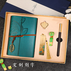 年會禮品刻字金屬書籤簽字筆U盤禮盒商務古典中國風故宮文創禮物
