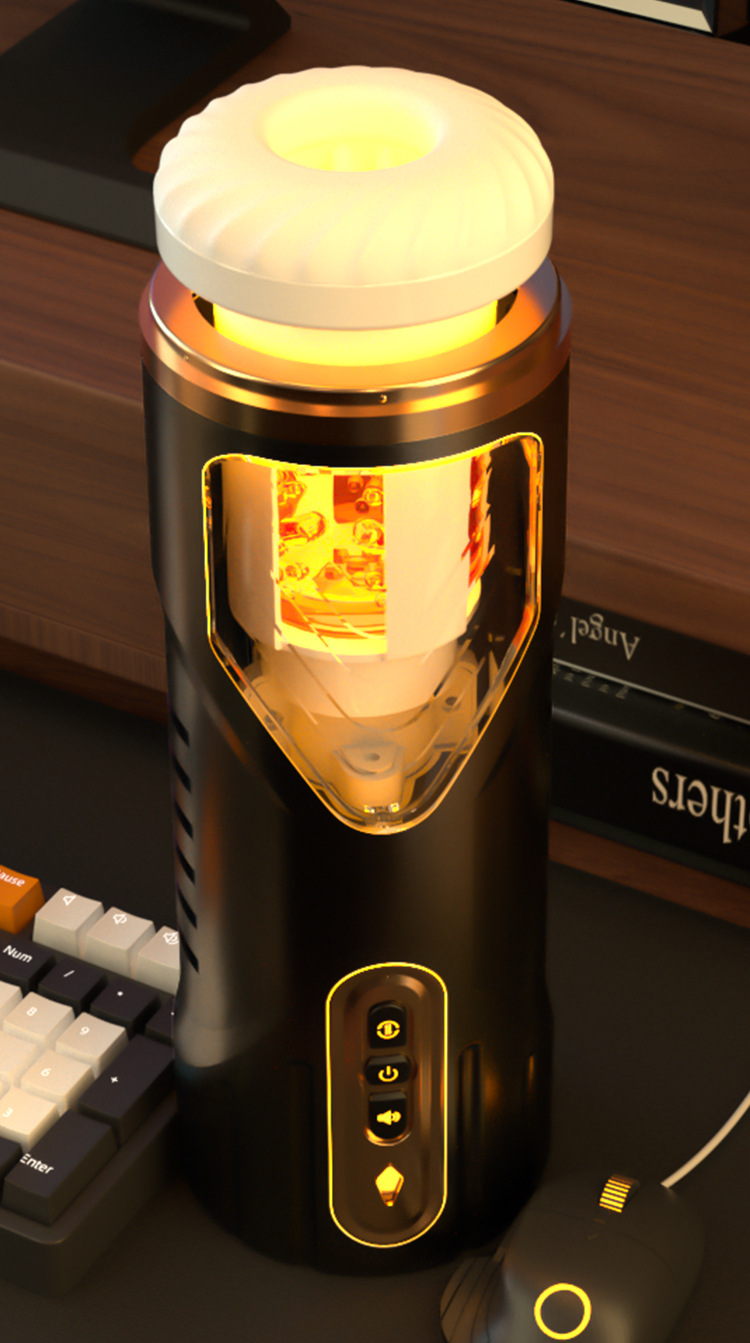 Automatic Retractable Male Masturbator Cup with Soft TPE Sleeve and Sound Function — detail image 25