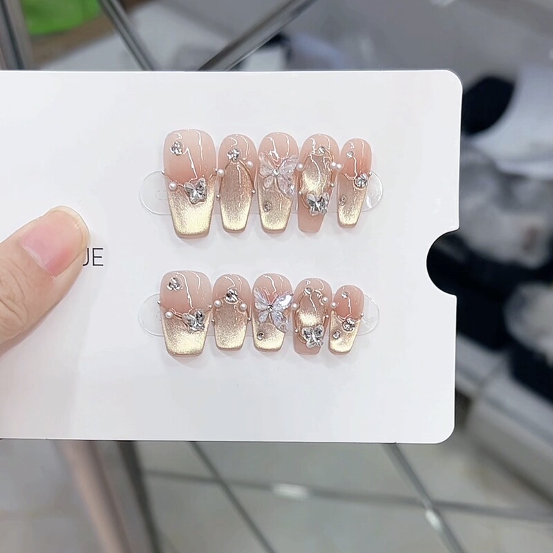 秋冬款手工穿戴甲合集美甲成品假指甲贴片可拆卸重复使用甲片批发|undefined