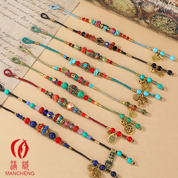 Cross-Border Ethnic Style Ancient Pure Copper Bracelet, Braided Rope Bracelet, Artistic Retro Bracelet, Nepalese Bracelet Wholesale