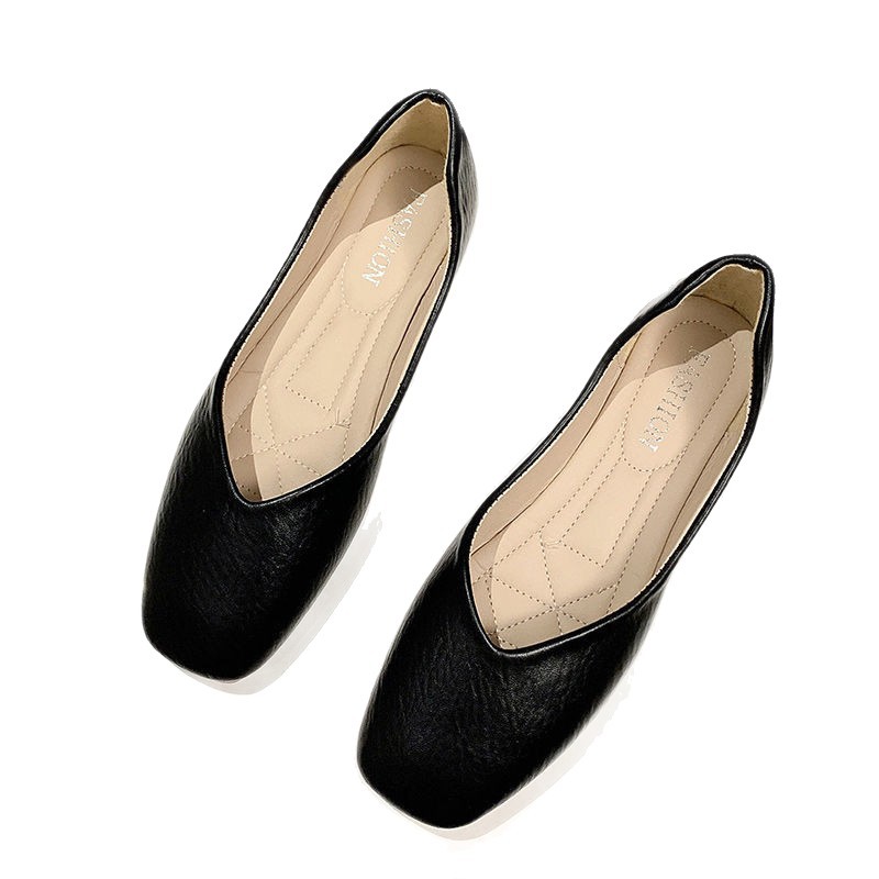 2026 primavera y verano nuevos zapatos de una sola sola sola sola suave antideslizante de boca superficial perezosa zapatos de moda de mujer