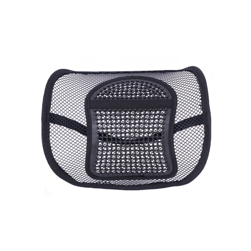 자동차 요추 사계절 좌석 통기성 요추 마사지 쿠션 등받이 사무실 허리 쿠션 자동차 용품