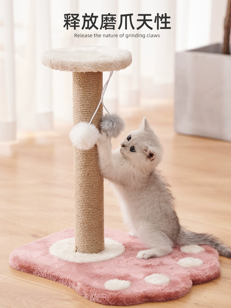 Скребок для кошек из сизаля, скребок для кошек, шлифовальная машинка для когтей, вертикальная нелиняющая, износостойкая рамка для восхождения кошек, игрушка для кошек, товары для кошек