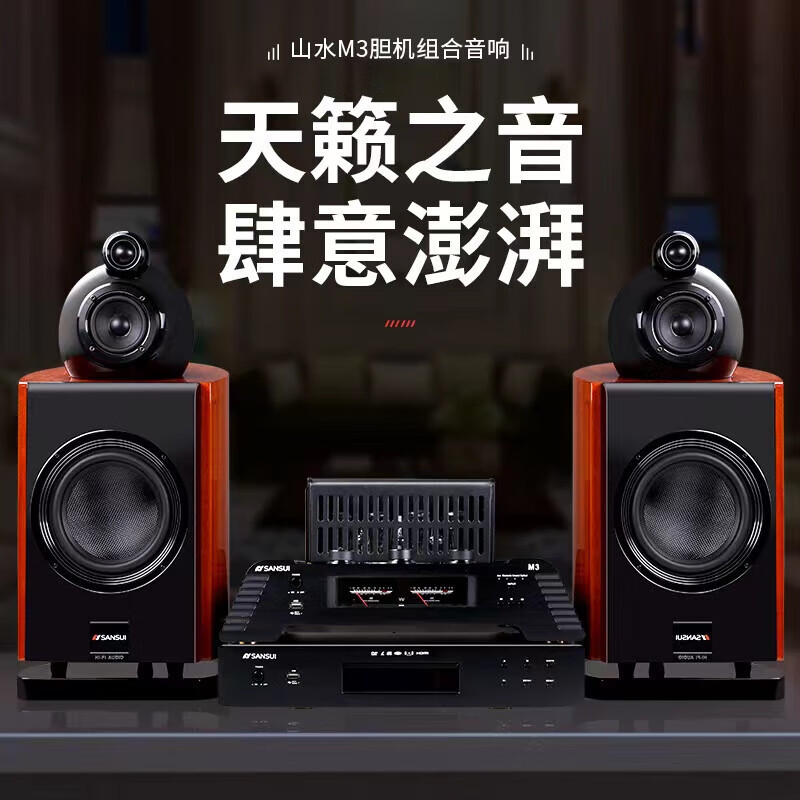 Shanshui M3 Professional Gallbladder Machine CD Audio suit Home Fever Grade Gallbladder Machine Power Amplifier Three-Frequency Audio Conch Sound