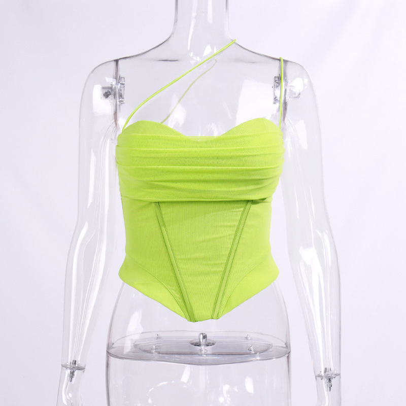 Femmes Camisole Débardeurs Dos Nu Mode Couleur Unie display picture 9