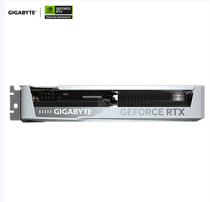 Видеокарта GIGABYTE GeForce RTX 5060 Eagle OC ICE SFF 8 ГБ, компактная, двухвентиляторная, DLSS 4