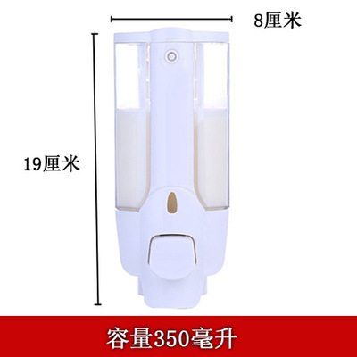 Presionar caja de desinfectante de manos tipo pared jabón desinfectante detergente champú gel de baño 2 - en - 1 botella