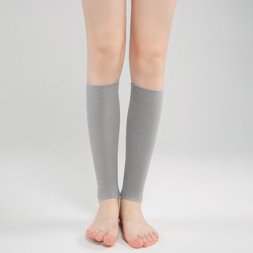 Silk velvet leg sleeves keep warm for old cold legs, spring and summer thin style men's and women's running socks protect ankles and prevent coolness 