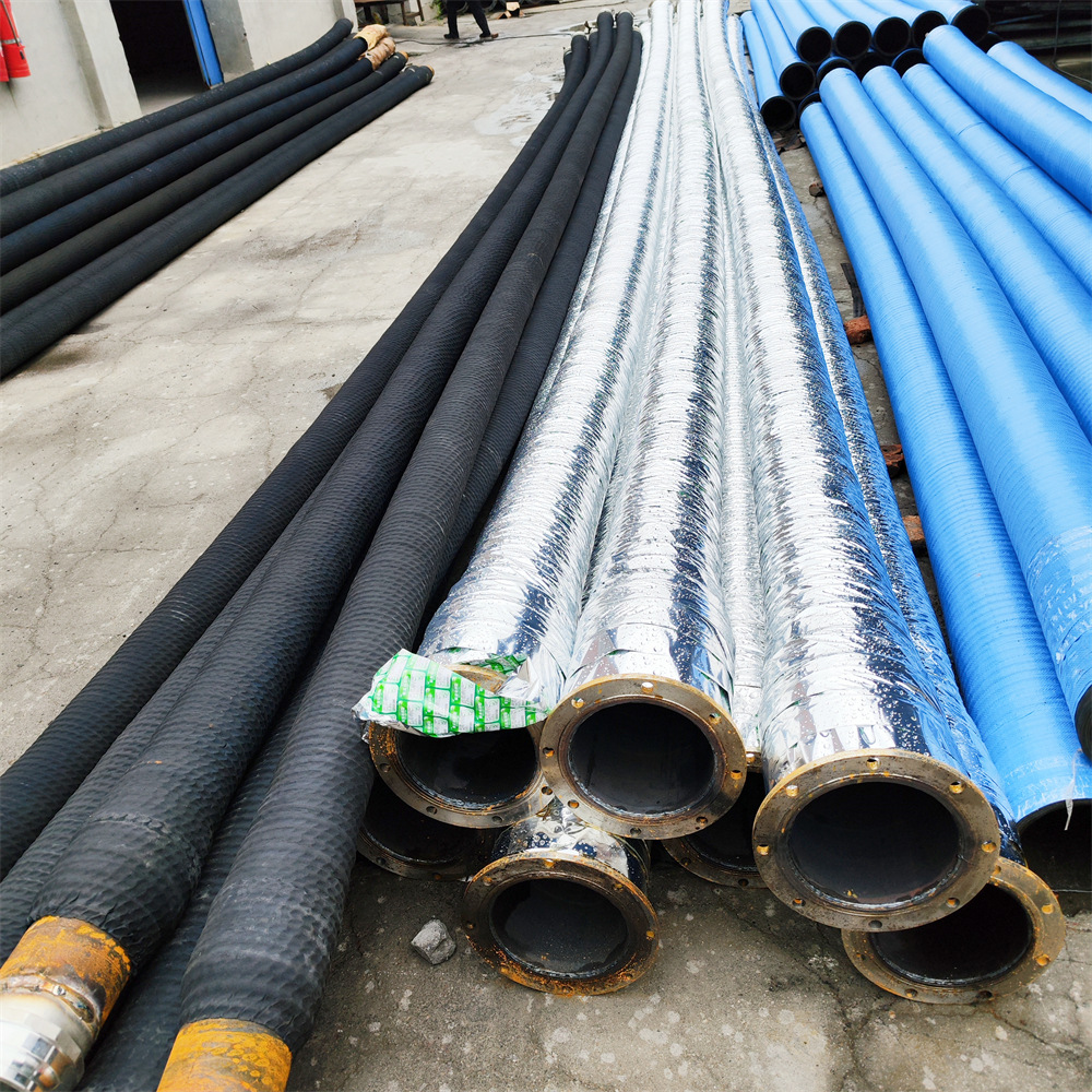钢丝橡胶管吸排水泥浆 耐磨抗腐蚀橡胶软管输送混凝土砂石料胶管